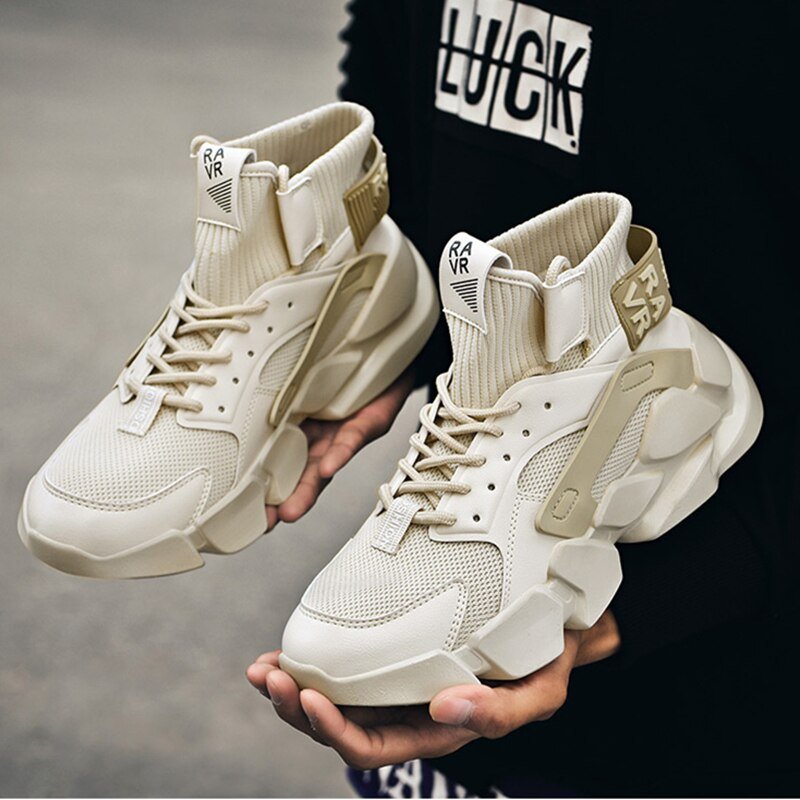 2022-Autumn-New-High-top-Men-s-Sneaker-Chunky-Beige-Sport-Shoes-Heighten-Fashion-Casual-Plus-4
